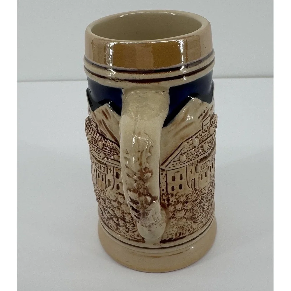 Antique Vintage German Karnten Austria King 700 mini Beer Stein 4